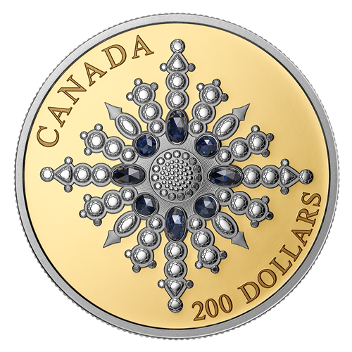 $200 Pure Gold Coin – The Sapphire Jubilee Snowflake Brooch
GOLD 2024 MINTAGE 250