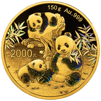 150 g Gold Coin - Panda - 2025