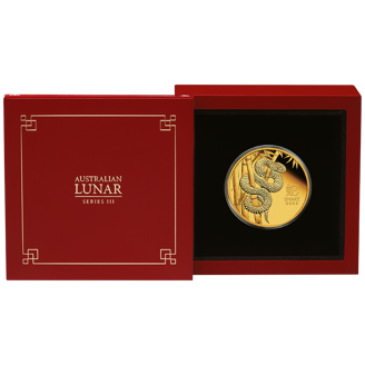 1 oz Gold Coin - Lunar III - Year of the Snake - 2025