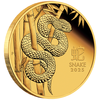 1 oz Gold Coin - Lunar III - Year of the Snake - 2025