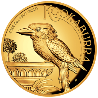 5 oz Gold Coin - Kookaburra - 2022