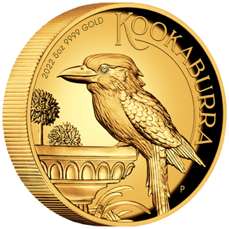 5 oz Gold Coin - Kookaburra - 2022