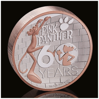 5 oz Silver Coin - The Pink Panther™ - 60th Anniversary - 2024