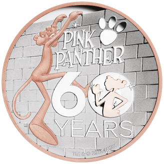 5 oz Silver Coin - The Pink Panther™ - 60th Anniversary - 2024