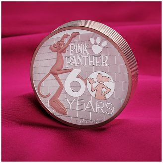 5 oz Silver Coin - The Pink Panther™ - 60th Anniversary - 2024