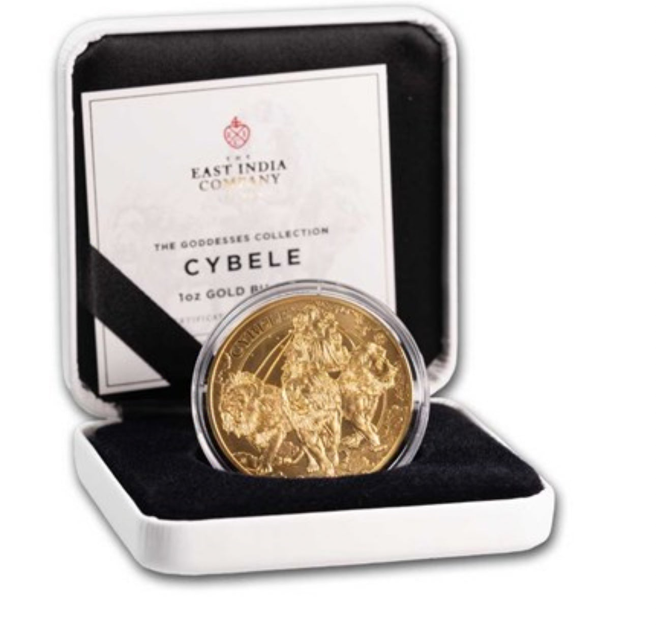 2024 1 oz Gold Goddesses: Cybele and the Lions BU (w/ Box & COA)