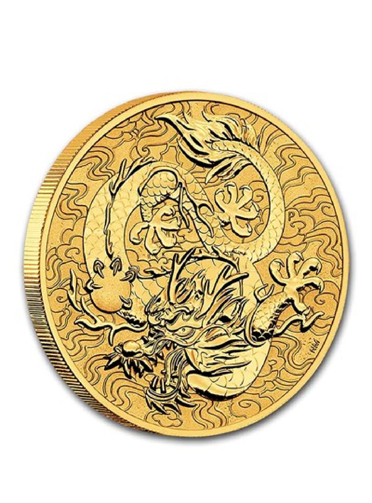 2022 Australia 1 oz Gold Dragon Proof (w/Box & COA)