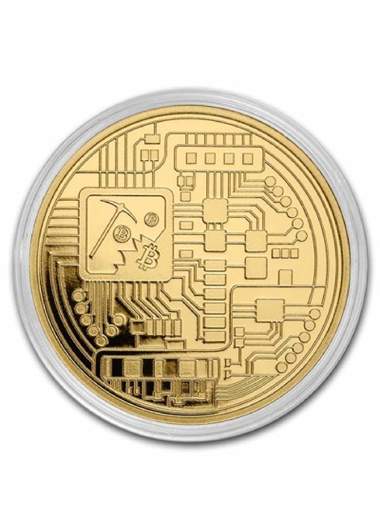 1 oz Gold Round - Bitcoin