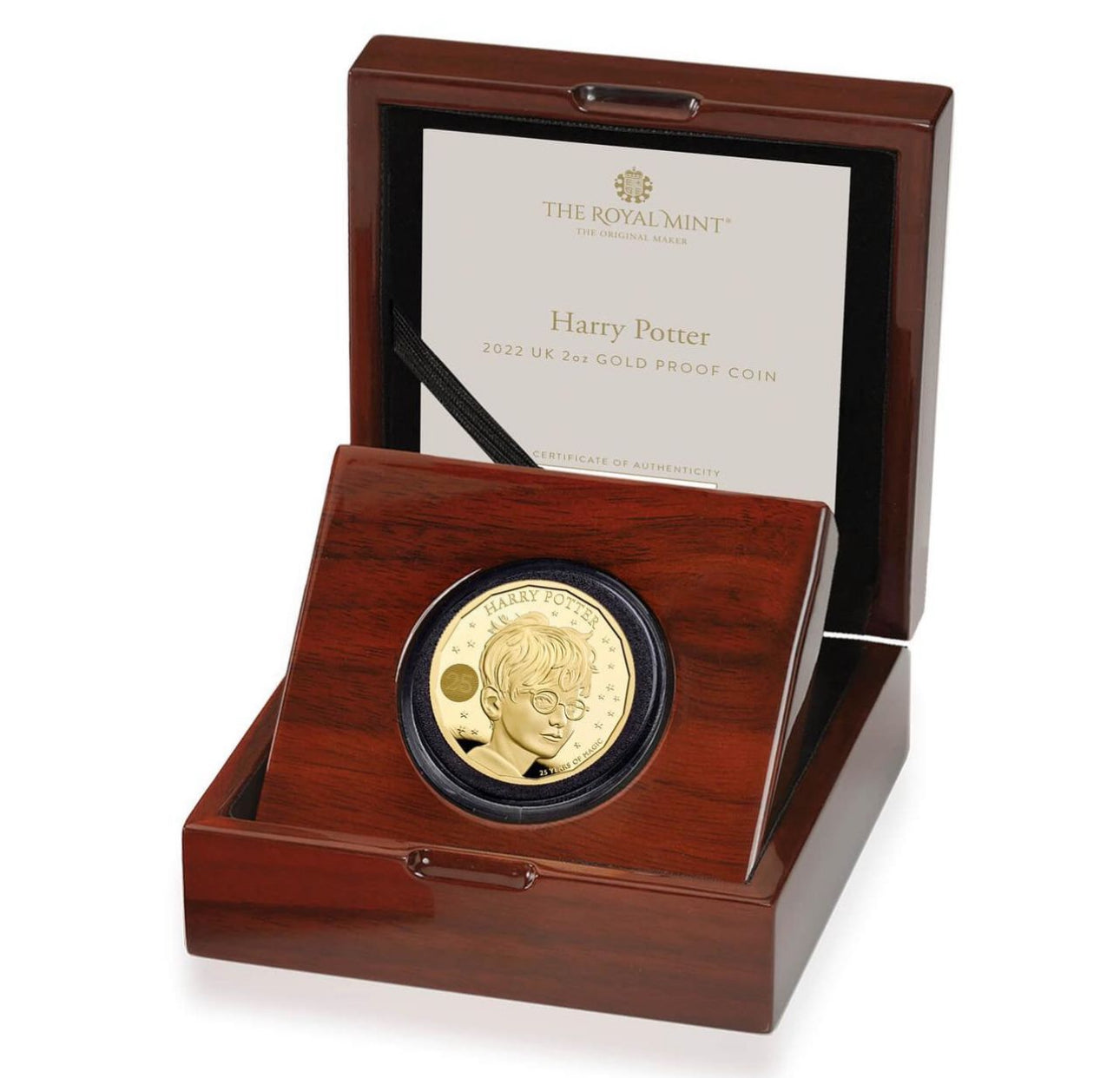 Harry Potter 2022 UK 2oz Gold Proof Coin
LIMITED EDITION 100