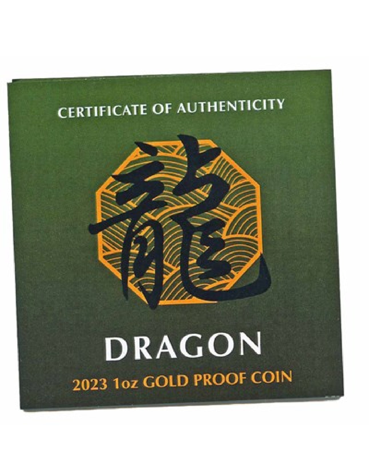 2023 Australia 1 oz Gold Dragon Proof (w/Box & COA)