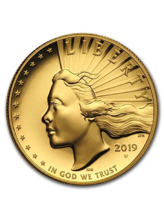 US Mint High Relief Coins & American Liberty Gold Coin Series
2019-W High Relief American Liberty Gold (w/Box and COA)