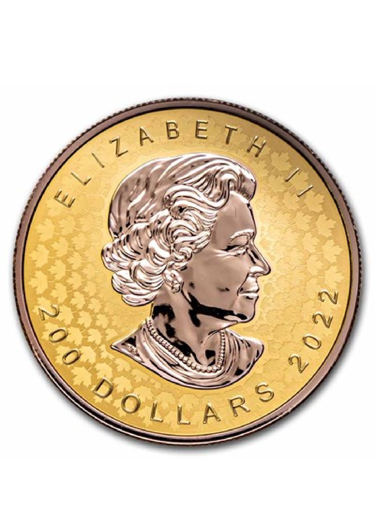 2022 Canada 2 oz Gold $200 Super Incuse Gold Maple Leaf