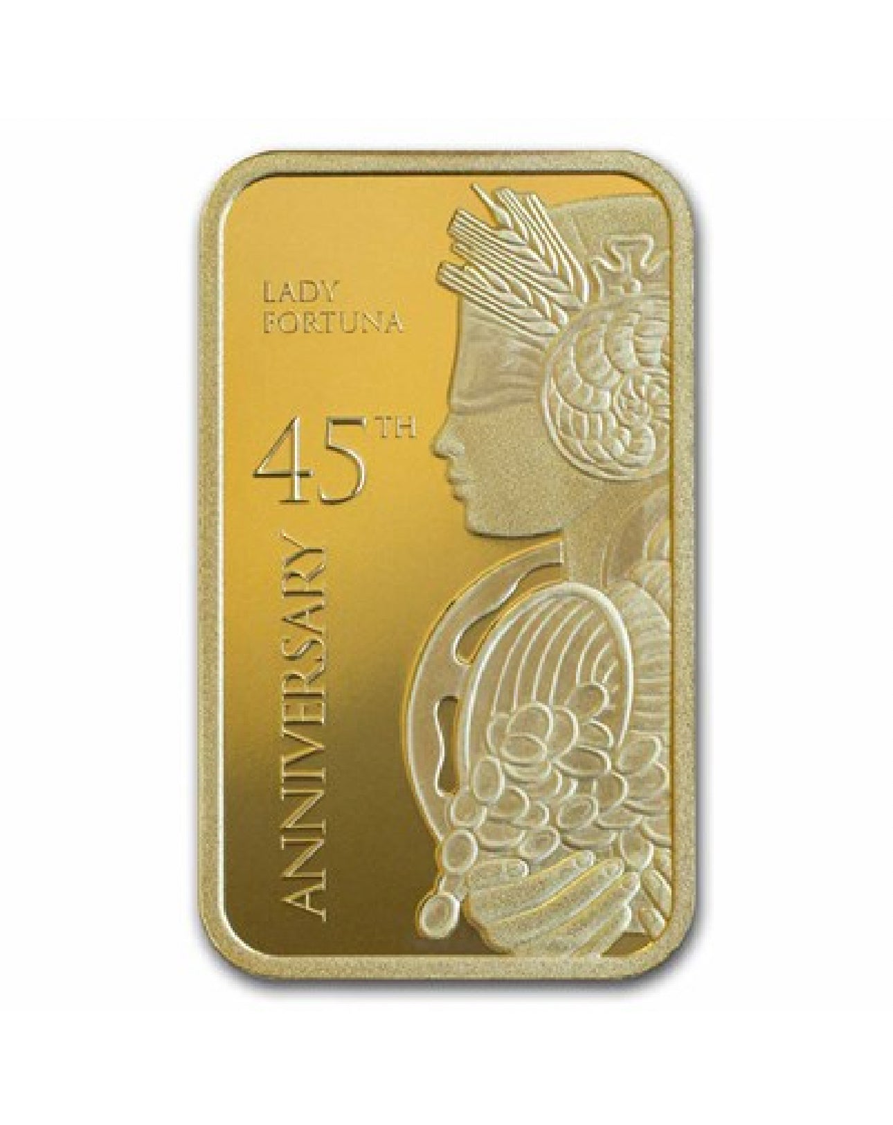 1 oz Gold Bar - PAMP Lady Fortuna 45th Anniversary (In Assay)