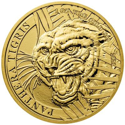 Laos 2021
TIGER - PANTHERA TIGRIS - 1 OZ
PREMIUM BULLION COIN
2.000 Kip | 1 Oz Gold | Uncirculated
Mintage only 100 pieces