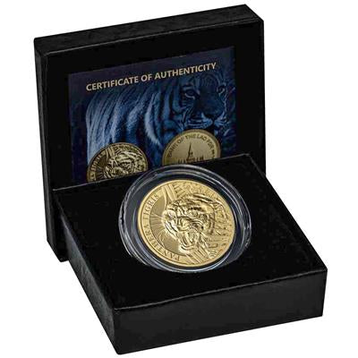 Laos 2021
TIGER - PANTHERA TIGRIS - 1 OZ
PREMIUM BULLION COIN
2.000 Kip | 1 Oz Gold | Uncirculated
Mintage only 100 pieces