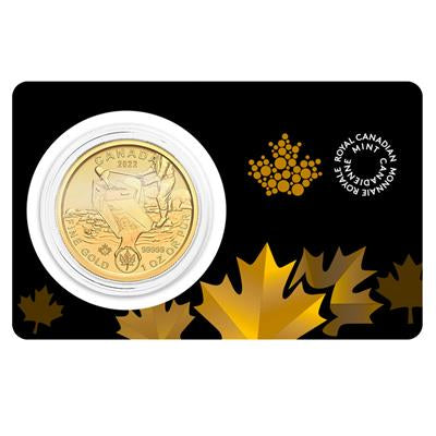 KLONDIKE GOLD RUSH - 1 OZ
999,99 PURE GOLD
200 $ | 1 Oz Gold | Uncirculated
Mintage unlimited