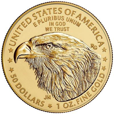 USA 2022
AMERICAN GOLD EAGLE - 1 OZ
BULLION COIN
50 $ | 1 Oz Gold | Uncirculated
Mintage unlimited