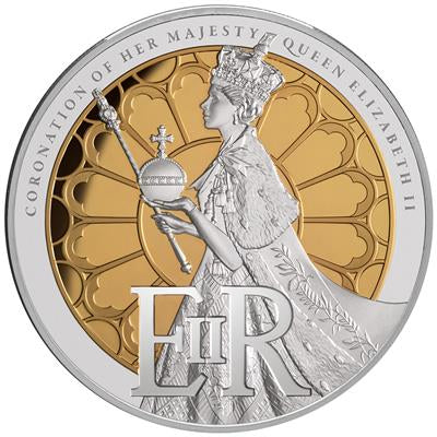 Tokelau 2023
QUEEN ELIZABETH II - 5 OZ
70TH ANNIVERSARY CORONATION
10 $ | 5 Oz Silver | Proof
Mintage only 500 pieces