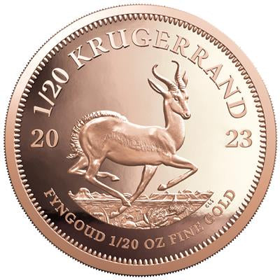 South Africa 2023
KRUGERRAND - PRESTIGE-SET
FIRST TIME WITH 2 OZ GOLD COIN
3,92 Rand | 3,92 Oz Gold | Proof
Mintage only 50 sets