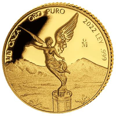 Mexico 2022
LIBERTAD - GOLD PROOF SET
SET - 5 COINS
1,9 Onza | 1,9 Oz Gold | Proof
Mintage only 250 sets