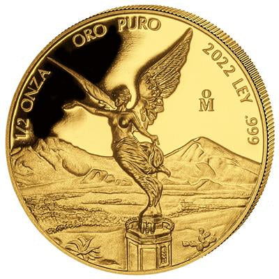 Mexico 2022
LIBERTAD - GOLD PROOF SET
SET - 5 COINS
1,9 Onza | 1,9 Oz Gold | Proof
Mintage only 250 sets