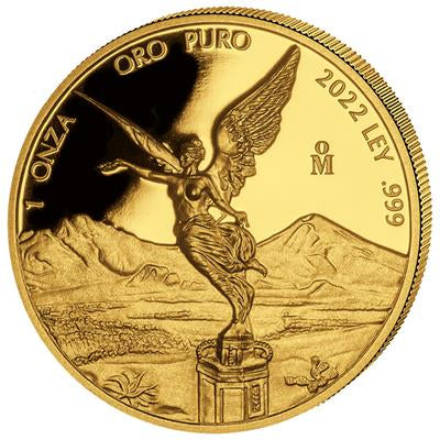 Mexico 2022
LIBERTAD - GOLD PROOF SET
SET - 5 COINS
1,9 Onza | 1,9 Oz Gold | Proof
Mintage only 250 sets