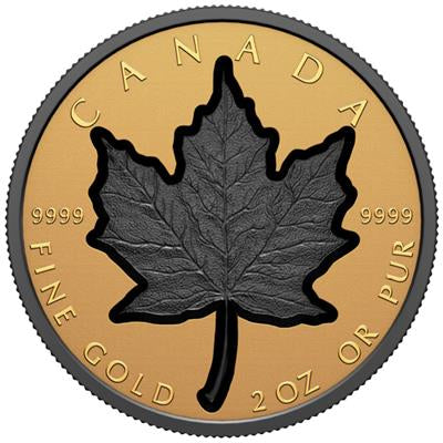 Canada 2023
MAPLE LEAF - SUPER INCUSE - 2 OZ
RHODIUM PLATING
200 $ | 2 Oz Gold | Reverse Proof
Mintage only 275 pieces