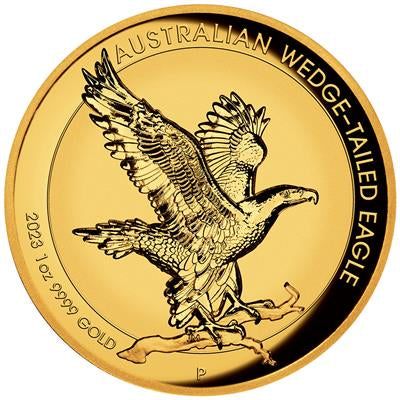 Australia 2023
WEDGE-TAILED EAGLE - 1 OZ
HIGH RELIEF - INCUSED
100 $ | 1 Oz Gold | Proof
Mintage only 500 pieces