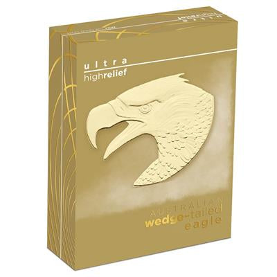 Australia 2022
WEDGE-TAILED EAGLE - 1 OZ
ULTRA HIGH RELIEF
100 $ | 1 Oz Gold | Proof
Mintage only 500 pieces