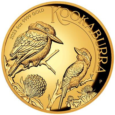 Australia 2023
KOOKABURRA - 5 OZ
HIGH RELIEF
500 $ | 5 Oz Gold | Proof
Mintage only 50 pieces