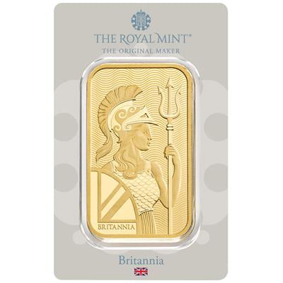 Gold Bar
100 GRAM
BRITANNIA - NEW GOODS
100 gr. | .9999 Fine Gold | Uncirculated
In Blistercard