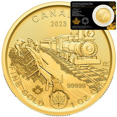 Canada 2023
KLONDIKE GOLD RUSH - 1 OZ
999,99 PURE GOLD
200 $ | 1 Oz Gold | Uncirculated