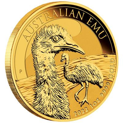 Australia 2022
AUSTRALIAN EMU - 1 OZ
PREMIUM BULLION COIN
100 $ | 1 Oz Gold | Uncirculated
Mintage only 5,000 pieces