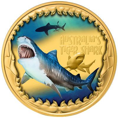 Niue 2023
TIGER SHARK - 1 OZ
DEADLY & DANGEROUS - COLOR
100 $ | 1 Oz Gold | Proof
Mintage only 150 pieces