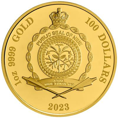 Niue 2023
GREAT AUSTRALIAN DESERT - 1 OZ
MOTIVE WITH PLATINUM PLATING
100 $ | 1 Oz Gold | Proof
Mintage only 99 pieces