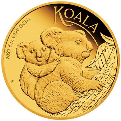 Australia 2023
KOALA - 5 OZ
KOALA COLLECTION
500 $ | 5 Oz Gold | Proof
Mintage only 50 pieces