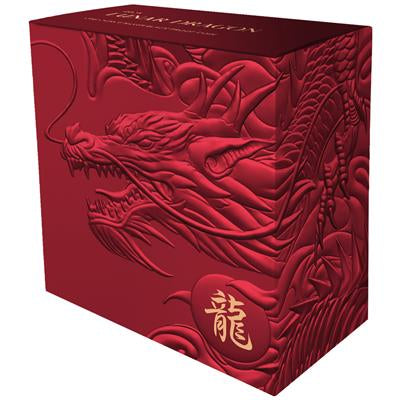 Niue 2024
YEAR OF THE DRAGON - 1 OZ
LUNAR SERIES - GILDED
1 $ | 1 Oz Silver | Black Proof
Mintage only 888 pieces