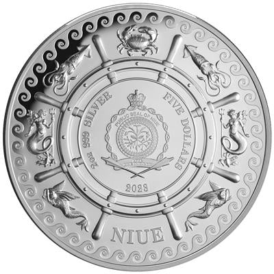 Niue 2024
YEAR OF THE DRAGON - 1 OZ
LUNAR SERIES - GILDED
1 $ | 1 Oz Silver | Black Proof
Mintage only 888 pieces