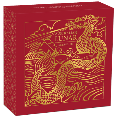 Australia 2024
YEAR OF THE DRAGON - 1 OZ
LUNAR SERIES III. - HIGH RELIEF
100 $ | 1 Oz Gold | Proof
Mintage only 188 pieces