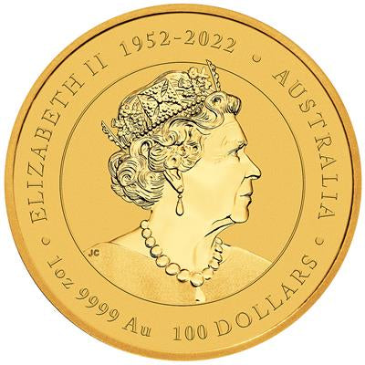 2024 Australia 1 oz Gold Lunar Dragon BU (Series III)