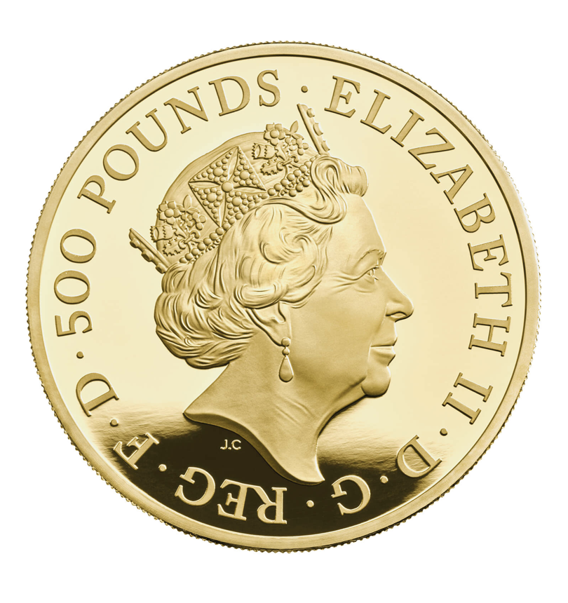 2021 Britannia Five Ounce Gold Proof Coin