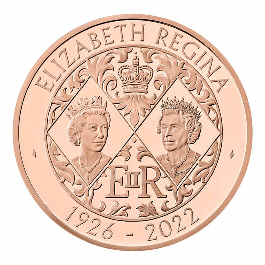 Her Majesty Queen Elizabeth II 2022 UK £5 Gold Proof Coin