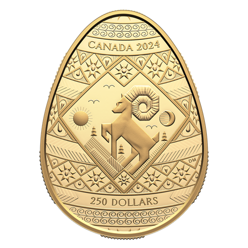 2024 $250 Pysanka - Pure Gold Coin