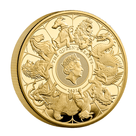 The Queen's Beasts 2021 UK Five-Ounce Gold Proof Coin
Limited Edition 135