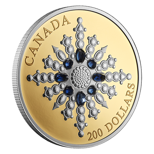 $200 Pure Gold Coin – The Sapphire Jubilee Snowflake Brooch
GOLD 2024 MINTAGE 250