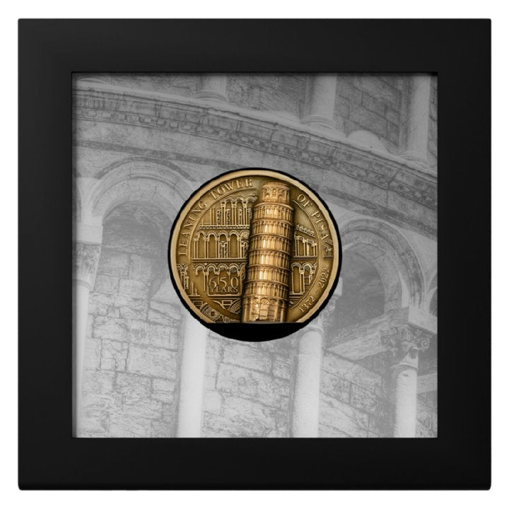 Cook Islands: Leaning Tower of Pisa
1 uncja Złota 2022 Ultra High Relief Antiqued Coin