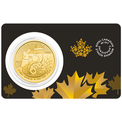 KLONDIKE GOLD RUSH - 1 OZ
999,99 PURE GOLD
200 $ | 1 Oz Gold | Uncirculated
Mintage unlimited