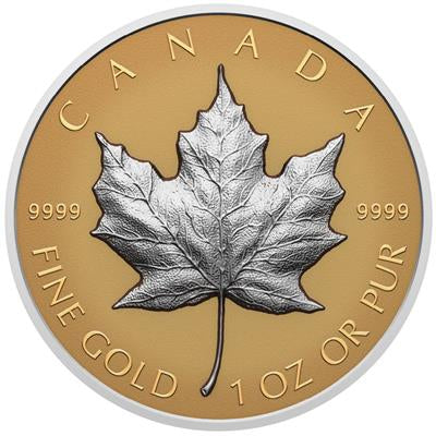 Canada 2023
MAPLE LEAF - 1 OZ
PLATINUM PLATING
200 $ | 1 Oz Gold | Reverse Proof
Mintage only 550 pieces