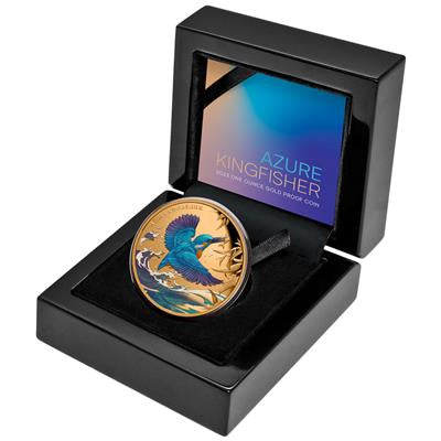 Niue 2023 AZURE KINGFISHER - 1 OZ  IN COLOR