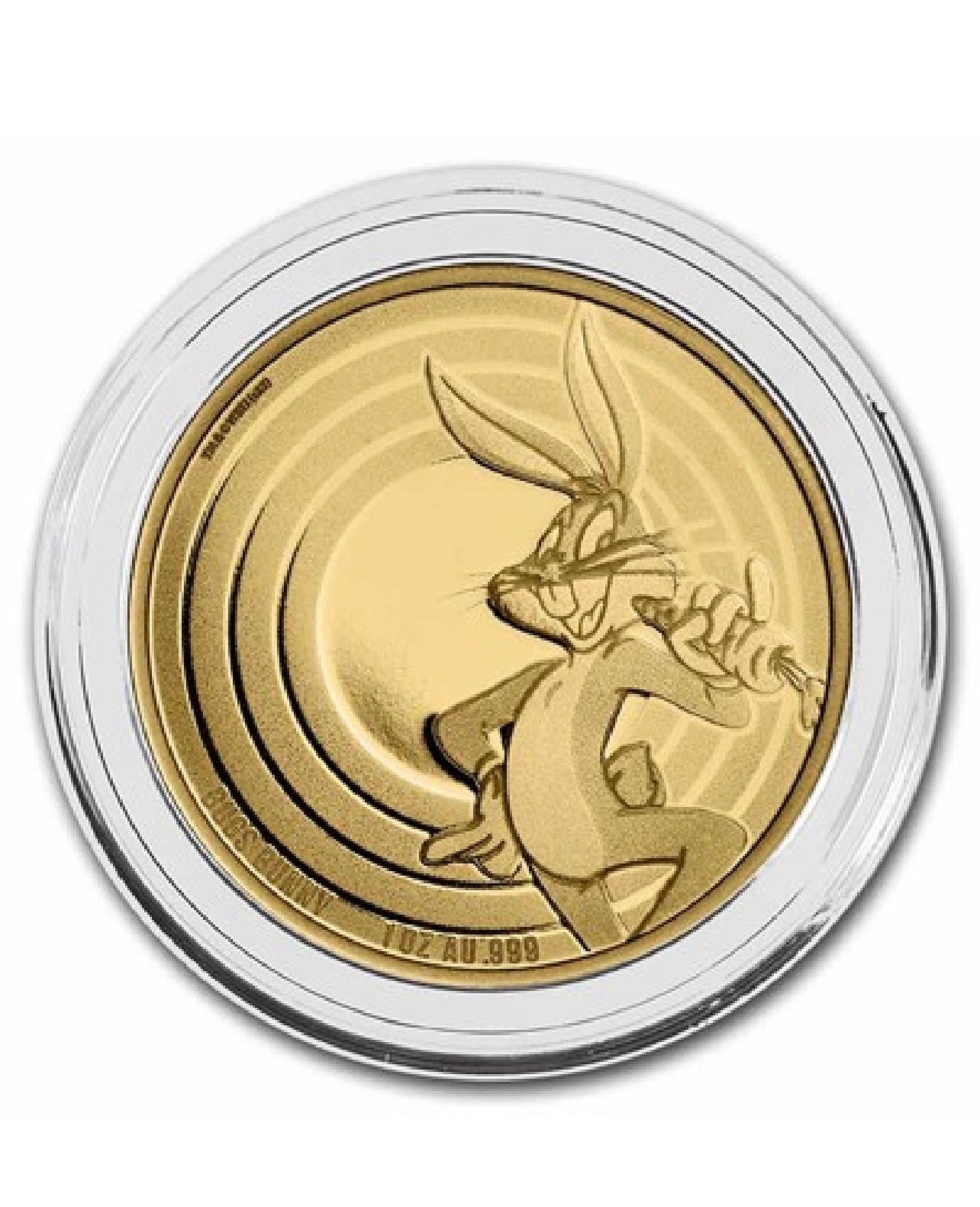 2022 Samoa 1 oz Gold Looney Tunes Bugs Bunny BU